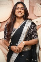Vithika Sheru Black Saree Photos